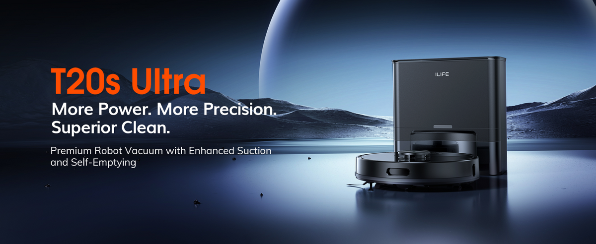 ILIFE T20s Ultra Robot Vacuum Cleaner: Smart, Powerful & Truly Hands-Free Cleaning