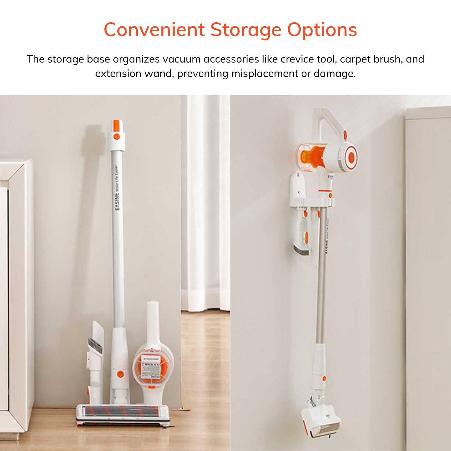 Convenient Storage options
