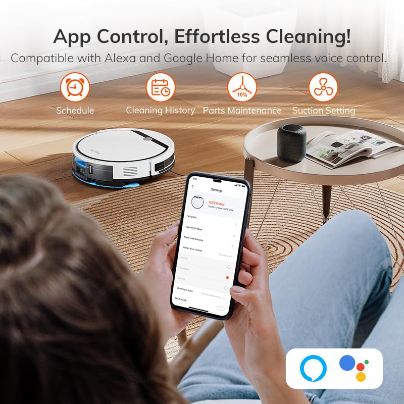 App control and effortless cleaning