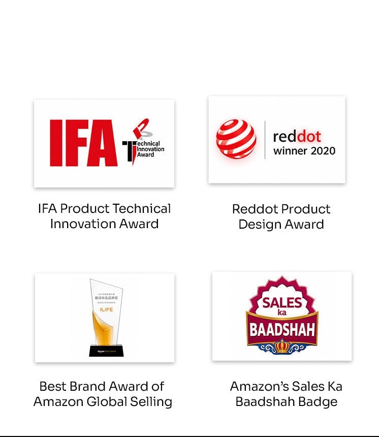ILIFE robotic vacuum cleaner award-winning innovations and achievements