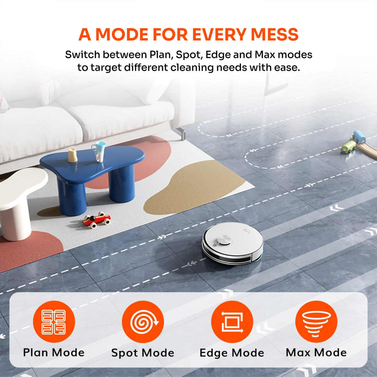 A30 Pro Robot Vacuum and Mop for Home (Upgraded 13,000 Pa Suction)