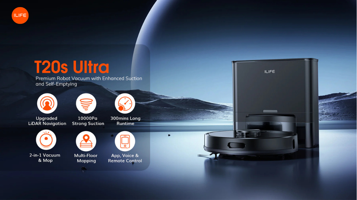 Meet the ILIFE T20s Ultra: A Robot Vacuum and Mop Designed for Modern Living