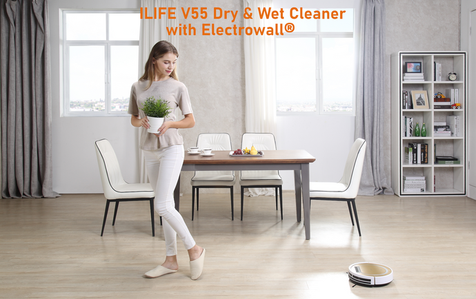 How to schedule ILIFE V55 robotic vacuum cleaner to clean at a specific time