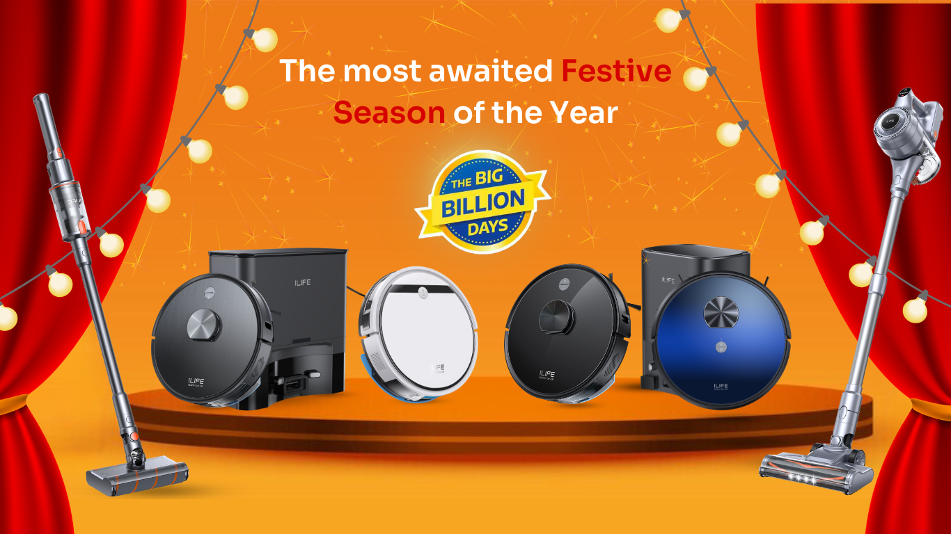 Unbeatable Deals on ILIFE’s Top Robotic Vacuum Cleaners This Big Billion Days Sale 2024!