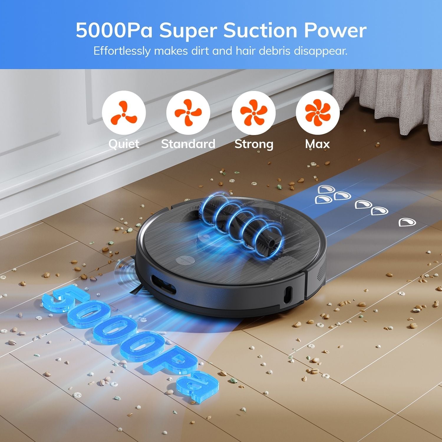 Powerful Super Suction 