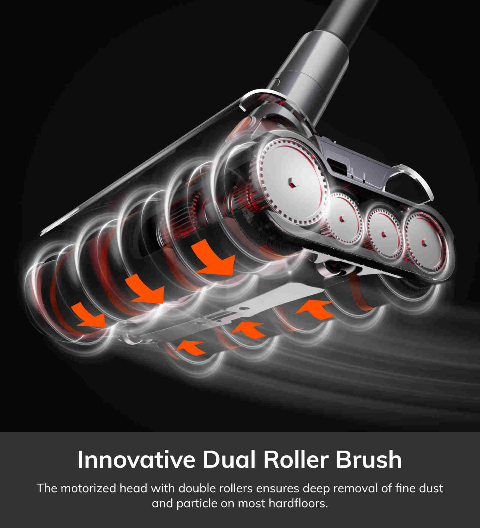 Innovative Dual Roller Brush 