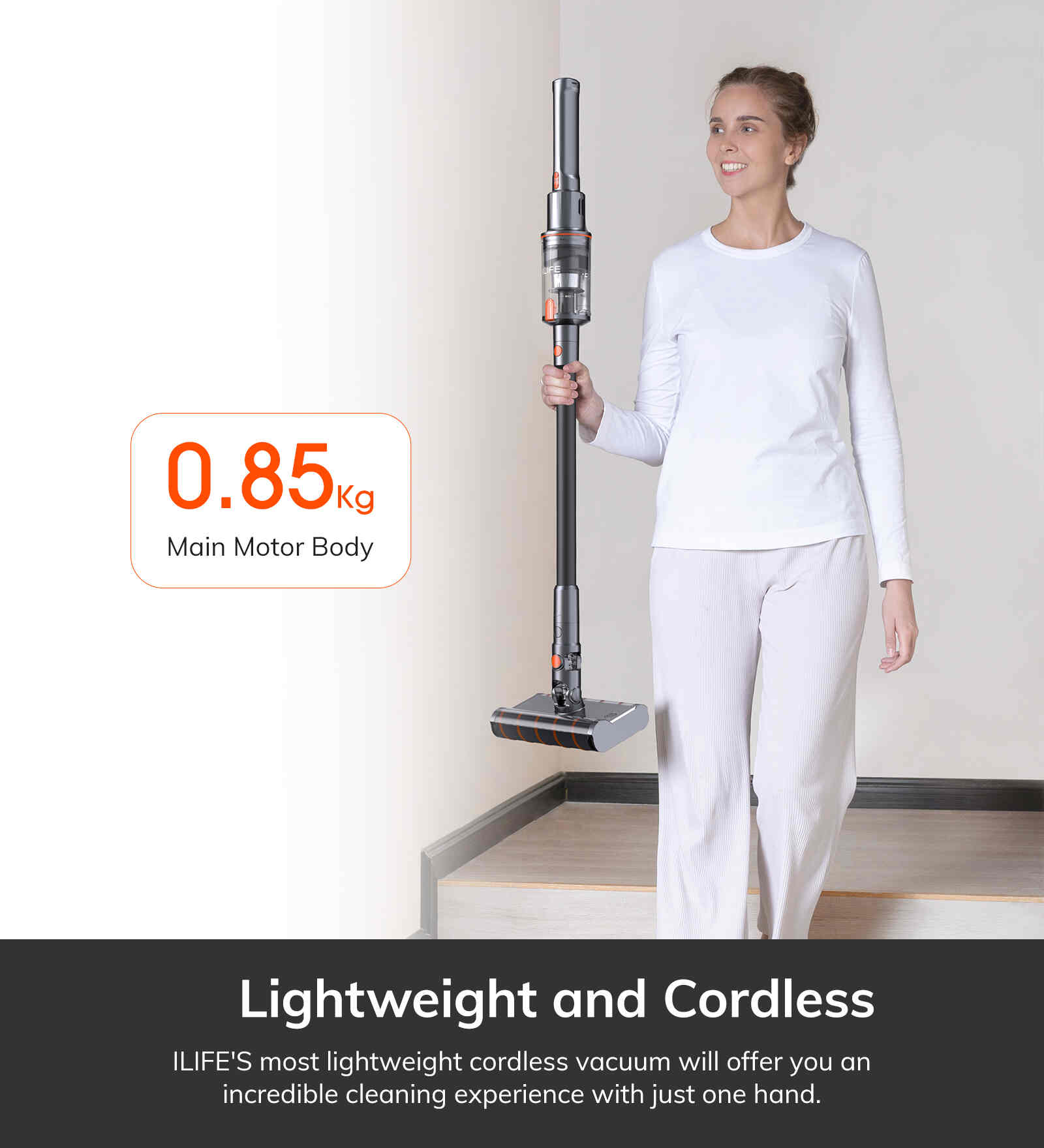 Lightweight and cordless 