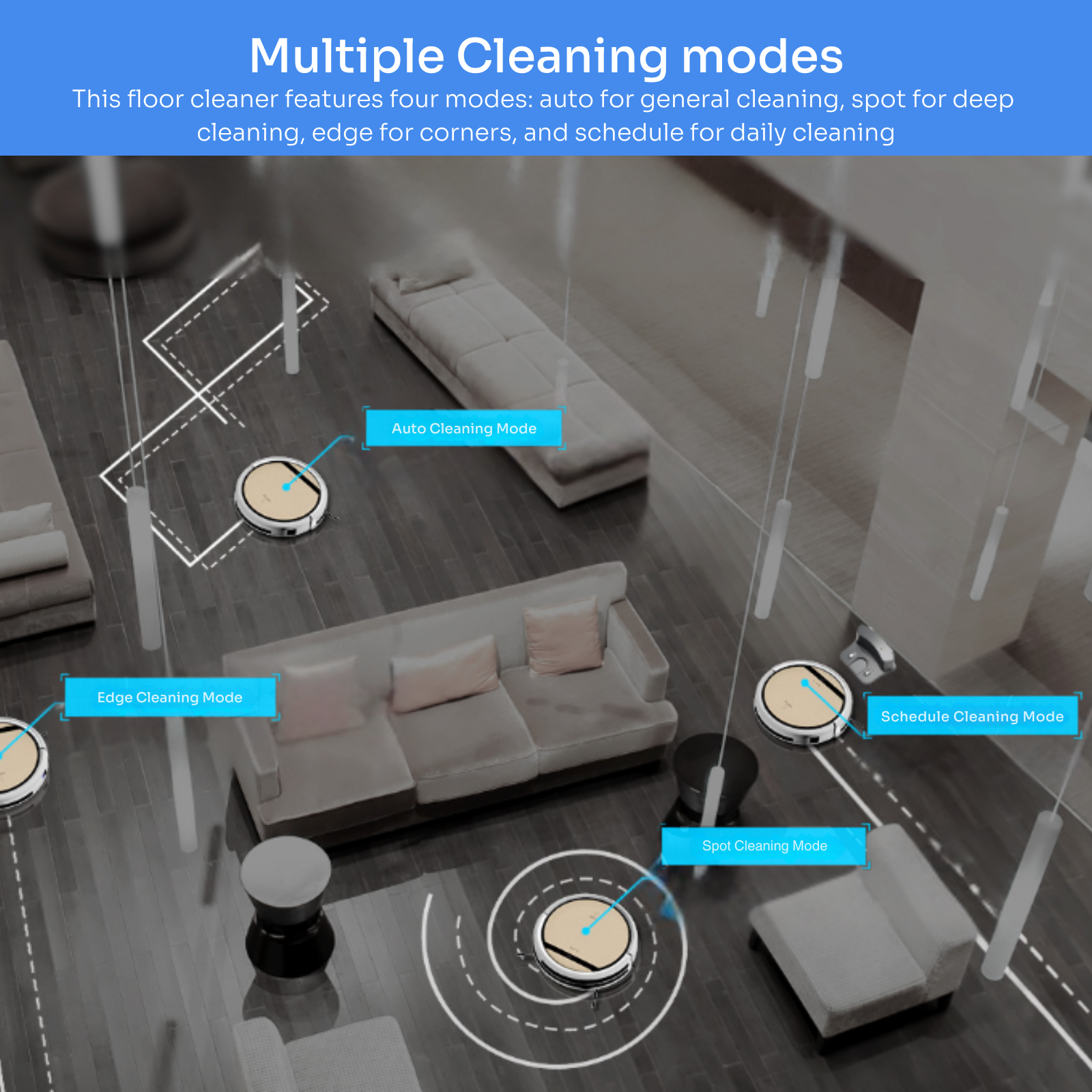 Multiple cleaning modes