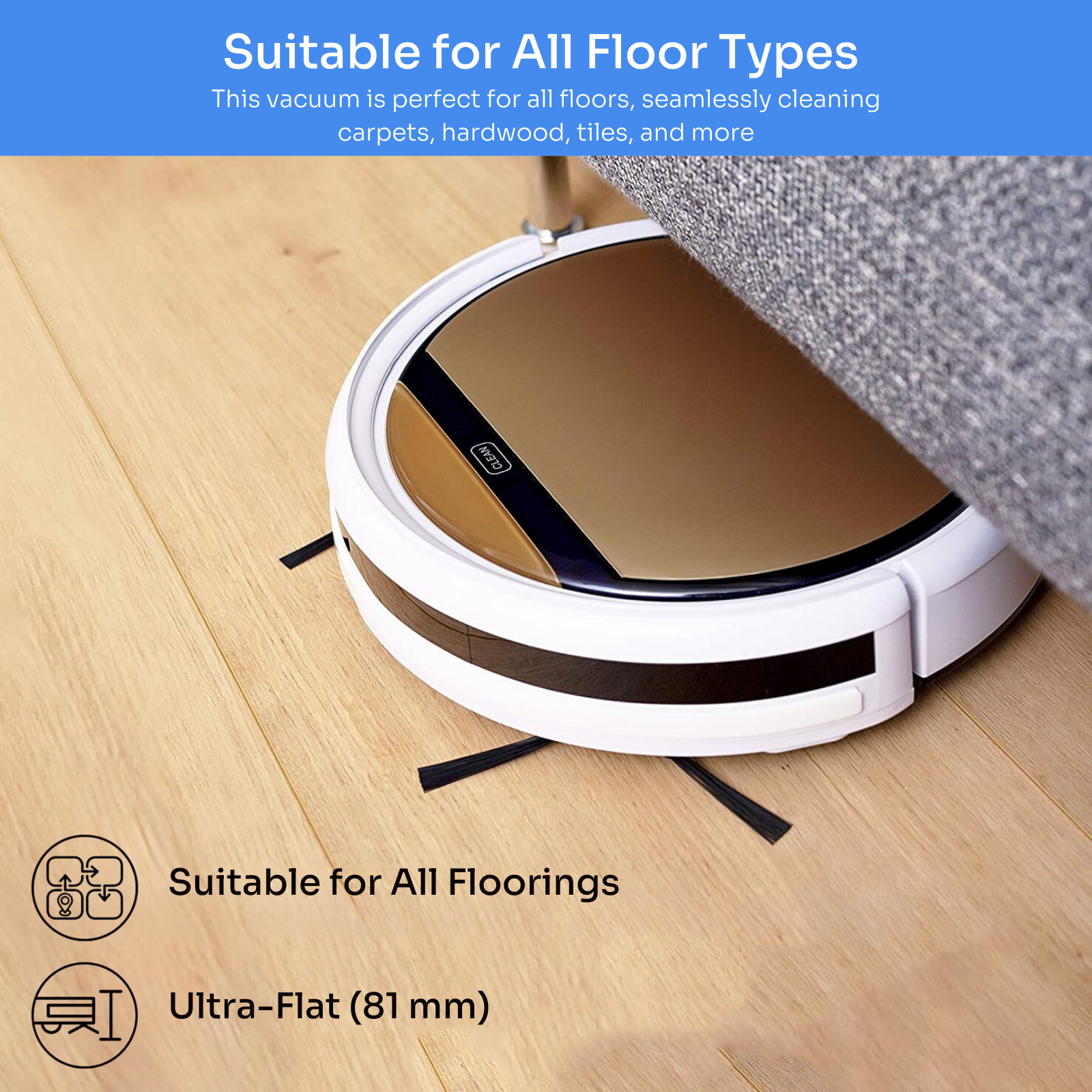 Suitable for all floors 