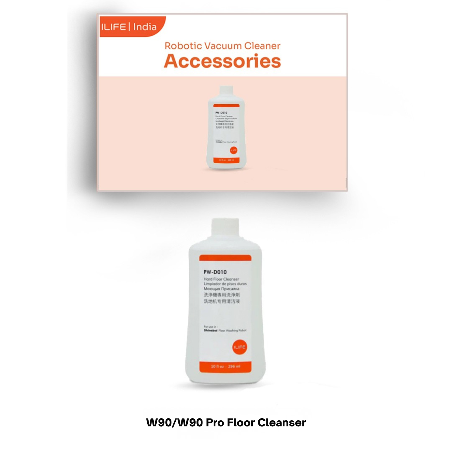 Floor Cleanser - W90 & W90 Pro Hard Floor Cleaning Solution