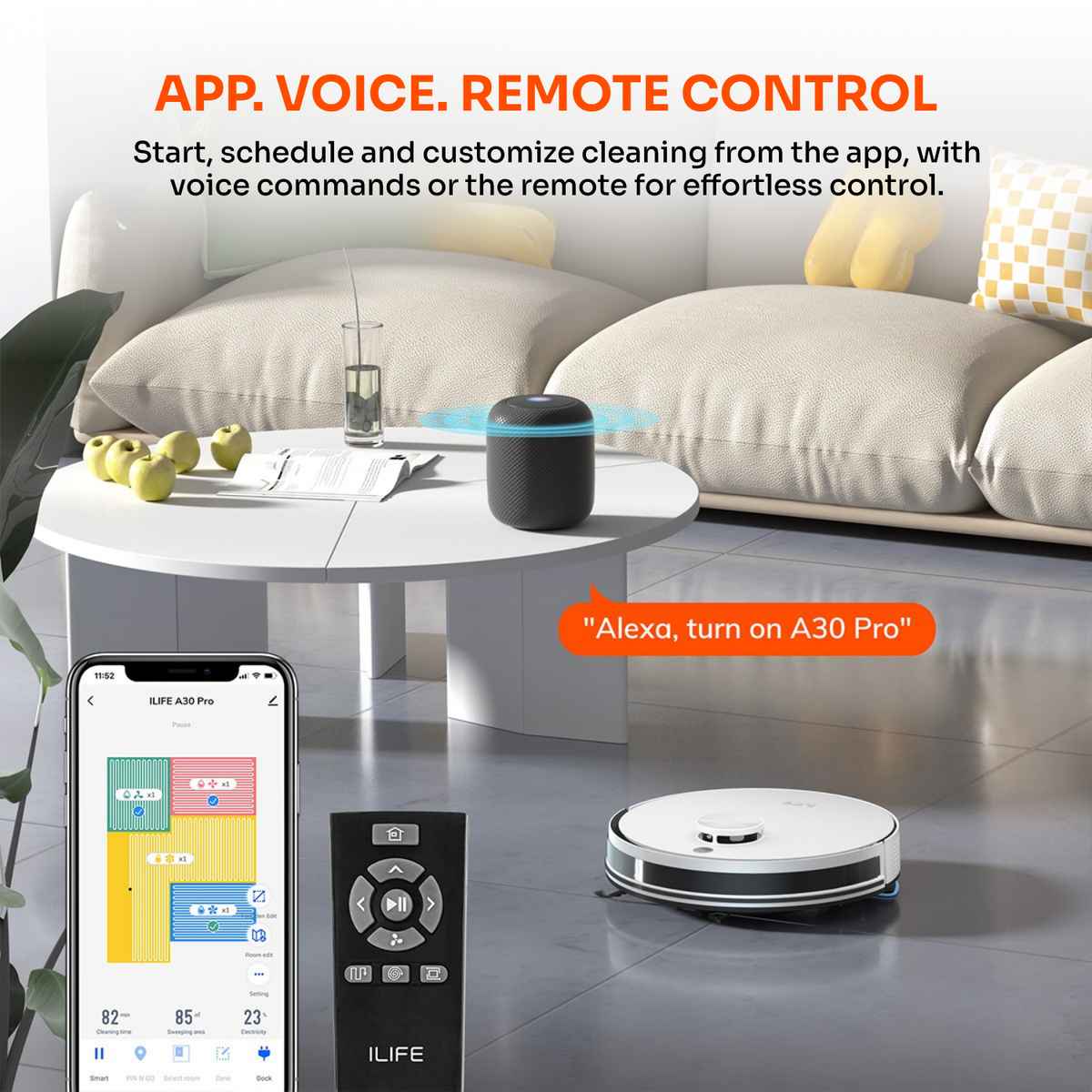 ILIFE A30 Pro - Advanced LiDAR Self-Emptying Robotic Vacuum and